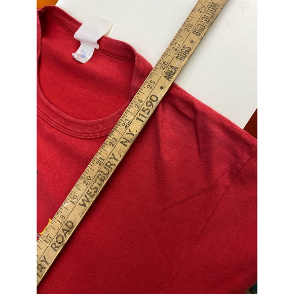 Vintage World Class Dad T Shirt Size Large Red Single Stitched USA - Picture 5 of 13